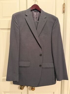 Ralph Lauren Men's Charcoal Gray Two-Button Suit